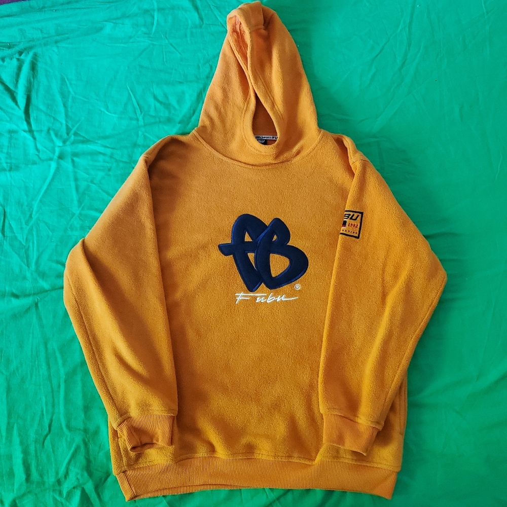 FUBU vintage Orange hoodie L